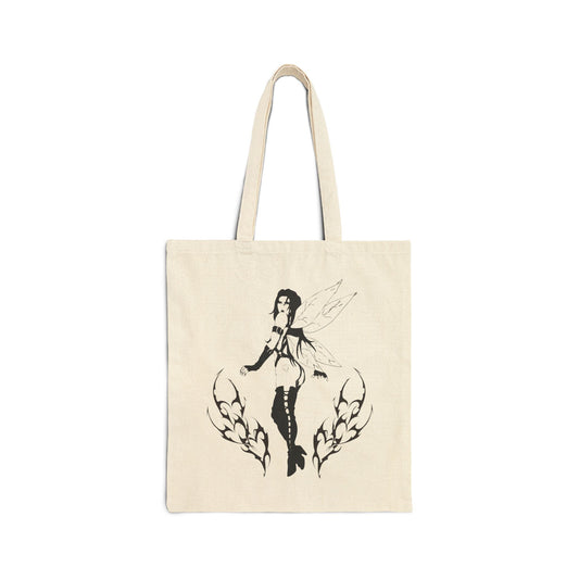 Cotton Canvas Tote Bag Fairy